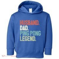 Dad Table Tennis Husband Ping Pong Father Pingpong Funny Gift Toddler Hoodie thumb 0