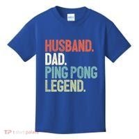 Dad Table Tennis Husband Ping Pong Father Pingpong Funny Gift Kids T-Shirt thumb 0
