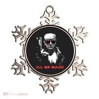 Donald Trump Terminator I'll Be Back 2024 Hilarious Ornament thumb 0
