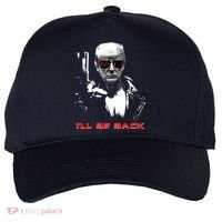Donald Trump Terminator I'll Be Back 2024 Hilarious Five-Panel Snapback Cap thumb 0