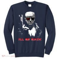 Donald Trump Terminator I'll Be Back 2024 Hilarious Sweatshirt thumb 0