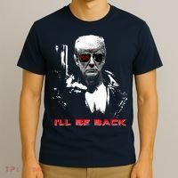 Donald Trump Terminator I'll Be Back 2024 Hilarious T-Shirt thumb 3