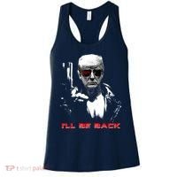 Donald Trump Terminator I'll Be Back 2024 Hilarious Women's Tank Top thumb 0