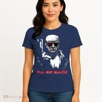 Donald Trump Terminator I'll Be Back 2024 Hilarious Women's T-Shirt thumb 4