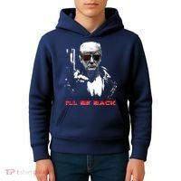 Donald Trump Terminator I'll Be Back 2024 Hilarious Kids Hoodie thumb 4