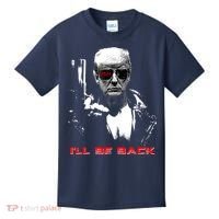 Donald Trump Terminator I'll Be Back 2024 Hilarious Kids T-Shirt thumb 0