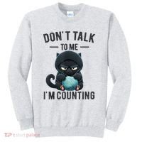Don't Talk To Me I'm Counting Cat Knits Hand Knitting Funny Sweatshirt thumb 0