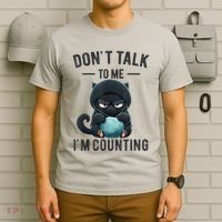 Don't Talk To Me I'm Counting Cat Knits Hand Knitting Funny T-Shirt thumb 6