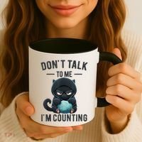 Don't Talk To Me I'm Counting Cat Knits Hand Knitting Funny Coffee Mug thumb 3