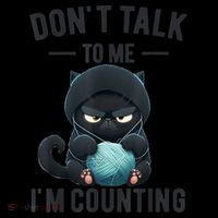 Don't Talk To Me I'm Counting Cat Knits Hand Knitting Funny Coffee Mug thumb 5