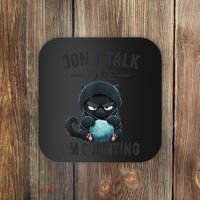 Don't Talk To Me I'm Counting Cat Knits Hand Knitting Funny Coaster thumb 0