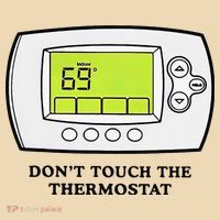 Don’t Touch The Thermostat Funny Tote Bag thumb 4