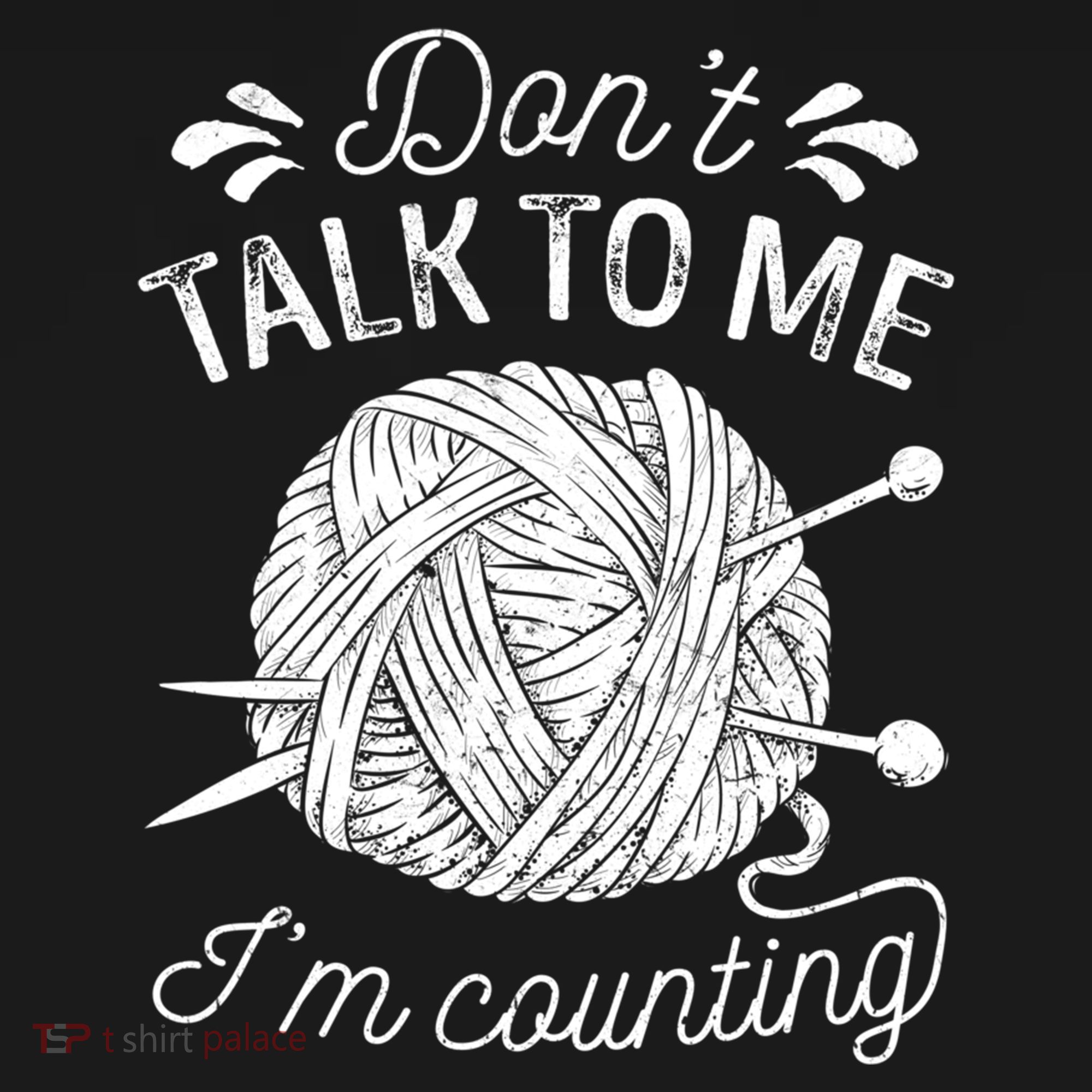 Don't Talk To Me I'm Counting Knitting Lover Knitters Gift Women's Hoodie