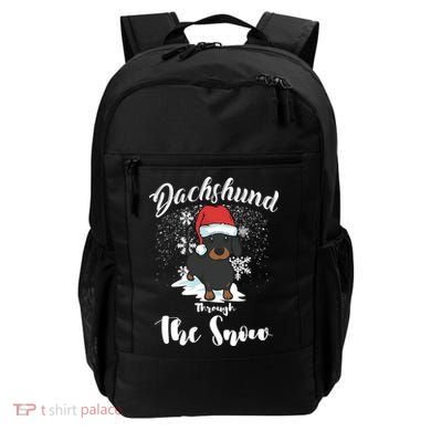 Daschund Through The Snow For Lovers Backpack