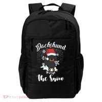 Daschund Through The Snow For Lovers Backpack thumb 0