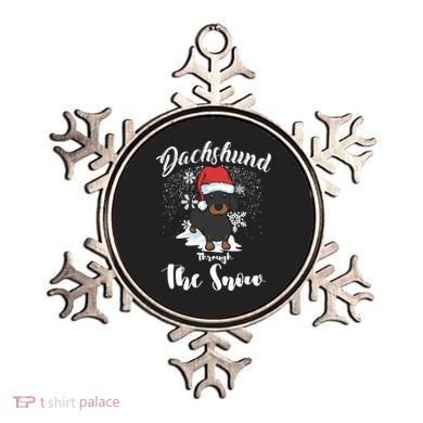Daschund Through The Snow For Lovers Ornament
