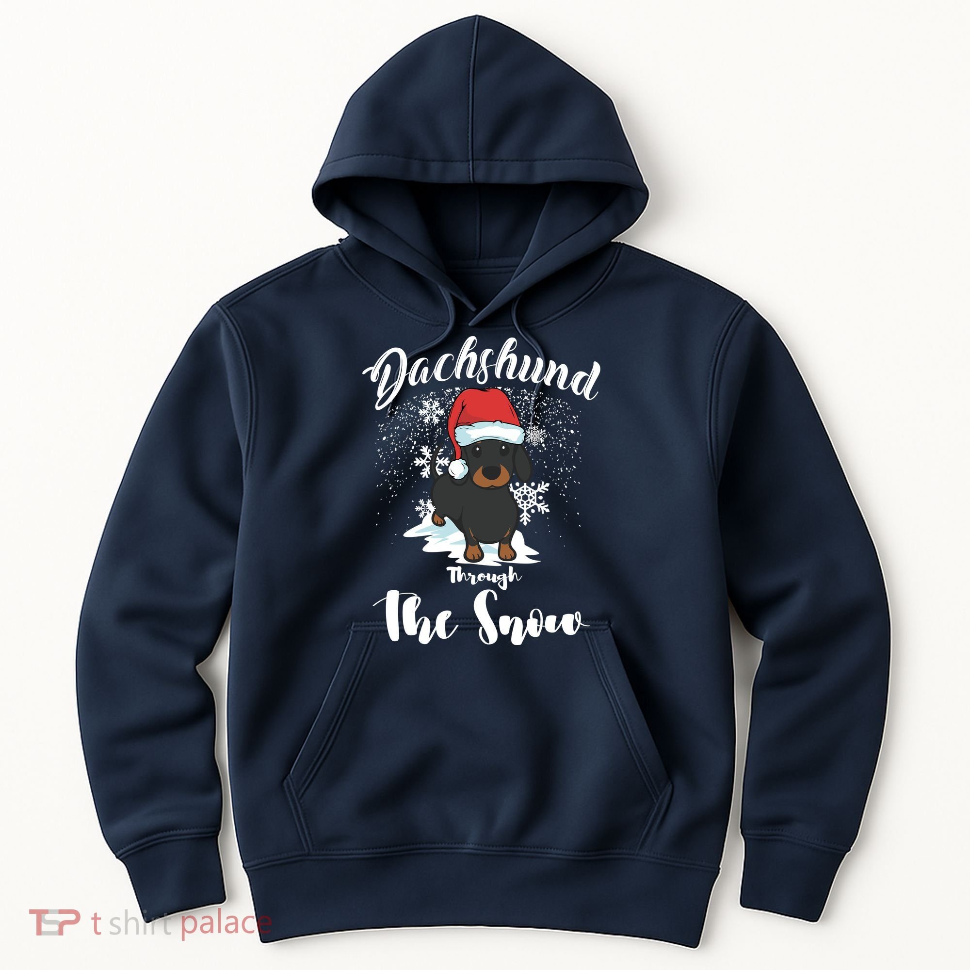 Daschund Through The Snow For Lovers Hoodie