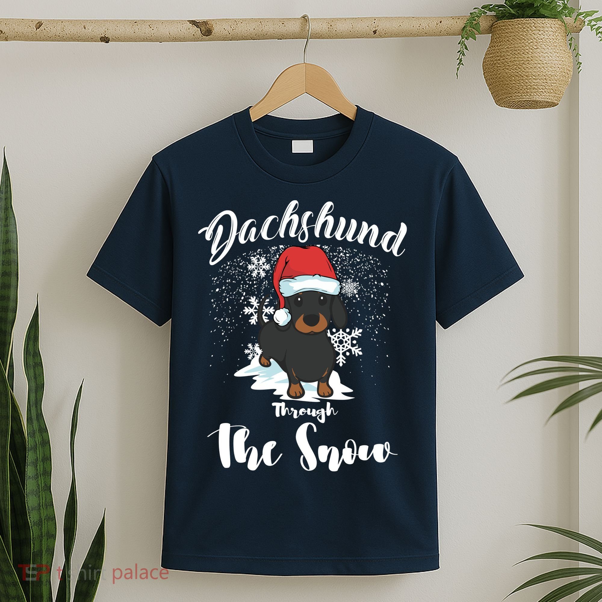 Daschund Through The Snow For Lovers T-Shirt