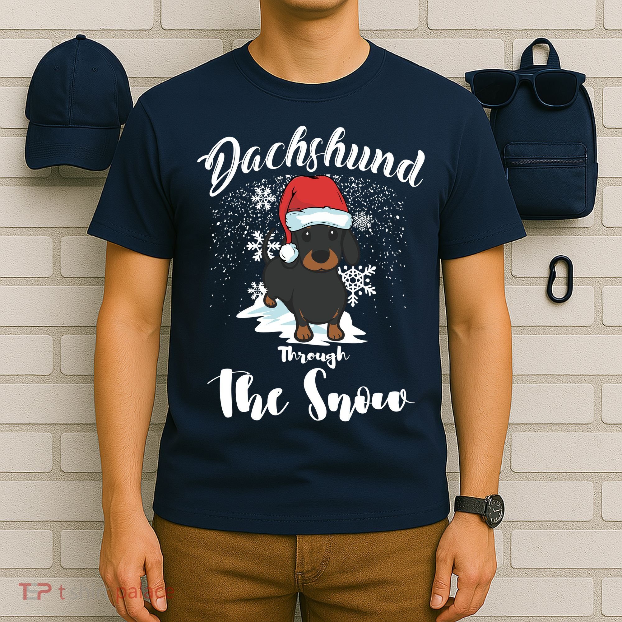 Daschund Through The Snow For Lovers T-Shirt