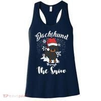 Daschund Through The Snow For Lovers Women's Tank Top thumb 0