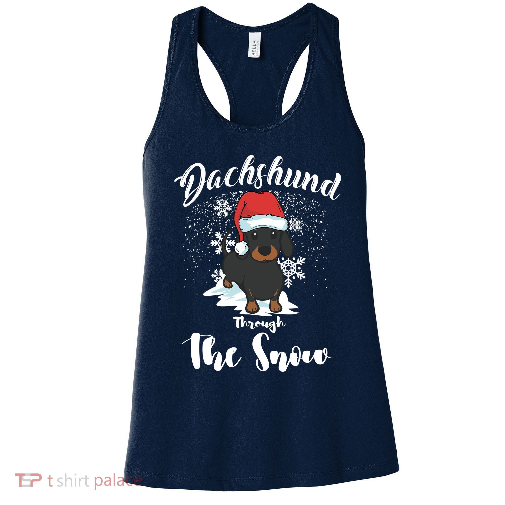 Daschund Through The Snow For Lovers Women's Tank Top