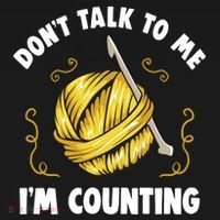Don't Talk To Me I'm Counting Funny Knitting Crocheting Gift Women's Hoodie thumb 2