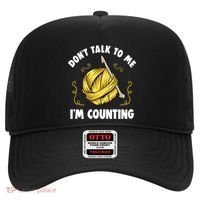 Don't Talk To Me I'm Counting Funny Knitting Crocheting Gift Hat thumb 0