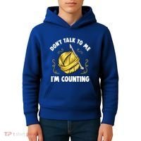 Don't Talk To Me I'm Counting Funny Knitting Crocheting Gift Kids Hoodie thumb 4