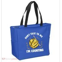 Don't Talk To Me I'm Counting Funny Knitting Crocheting Gift Tote Bag thumb 2