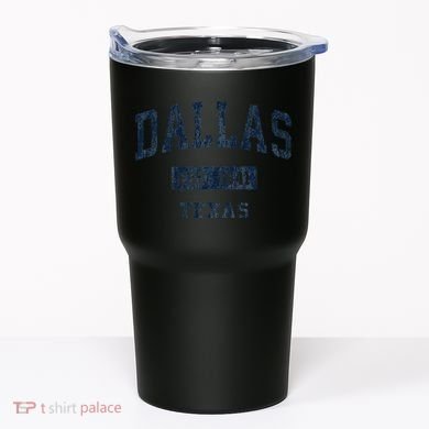 Dallas Texas Tx Vintage Established Tumbler