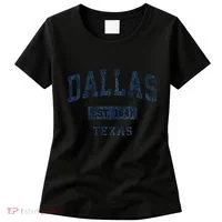 Dallas Texas Tx Vintage Established Women's T-Shirt thumb 0