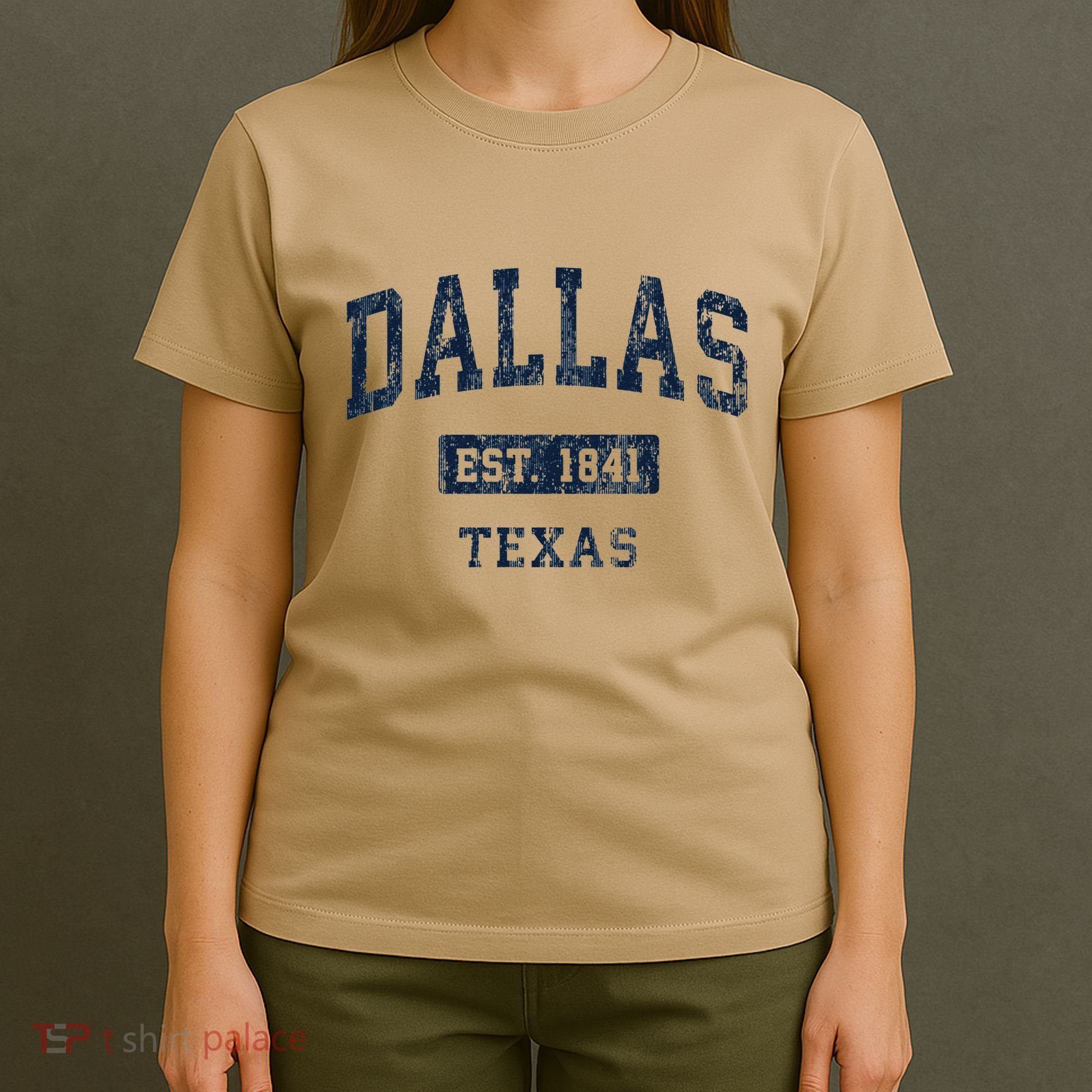 Dallas Texas Tx Vintage Established T-Shirt