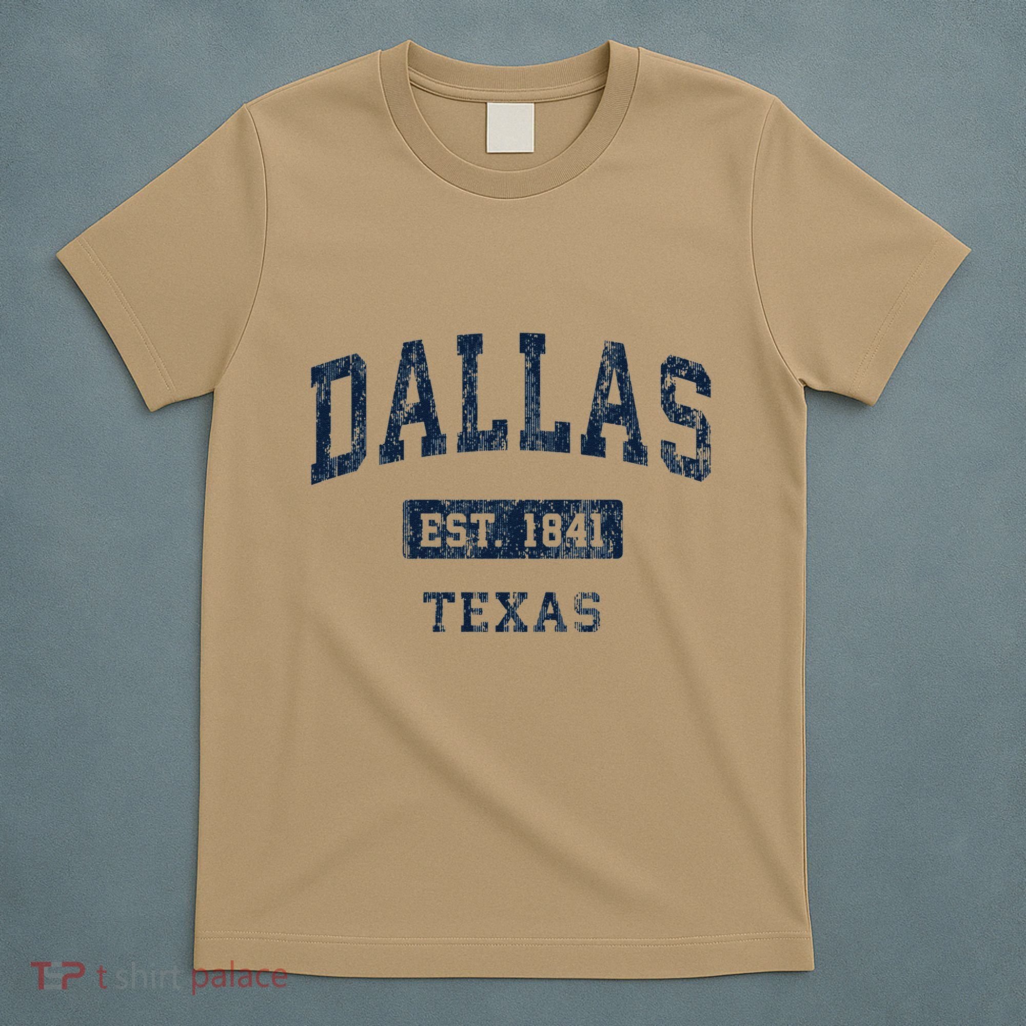 Dallas Texas Tx Vintage Established T-Shirt