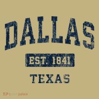 Dallas Texas Tx Vintage Established T-Shirt thumb 7