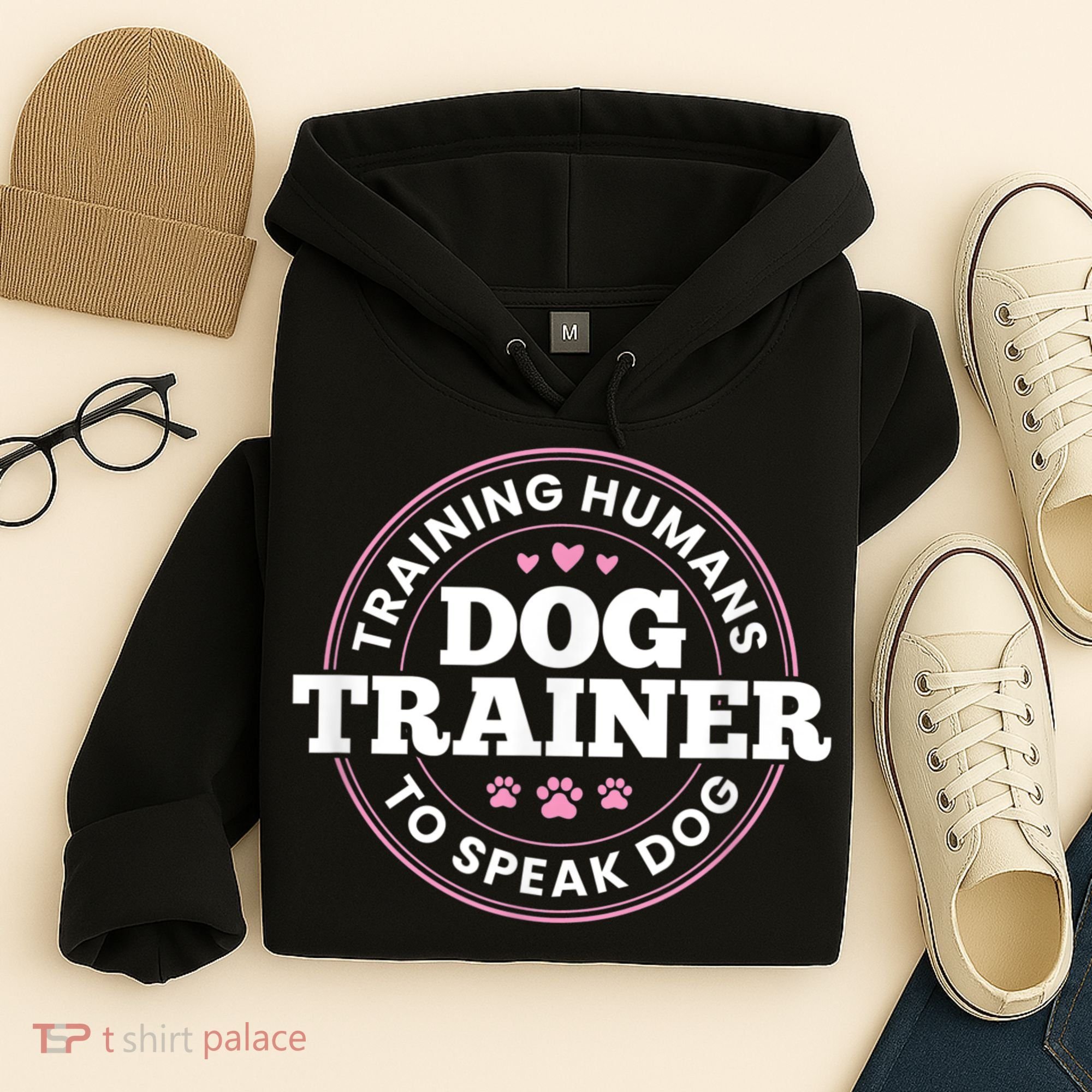 Dog Trainer Training Humans To Speak Dog Cute Funny Trainer Hoodie