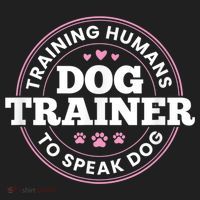 Dog Trainer Training Humans To Speak Dog Cute Funny Trainer Beanie thumb 2