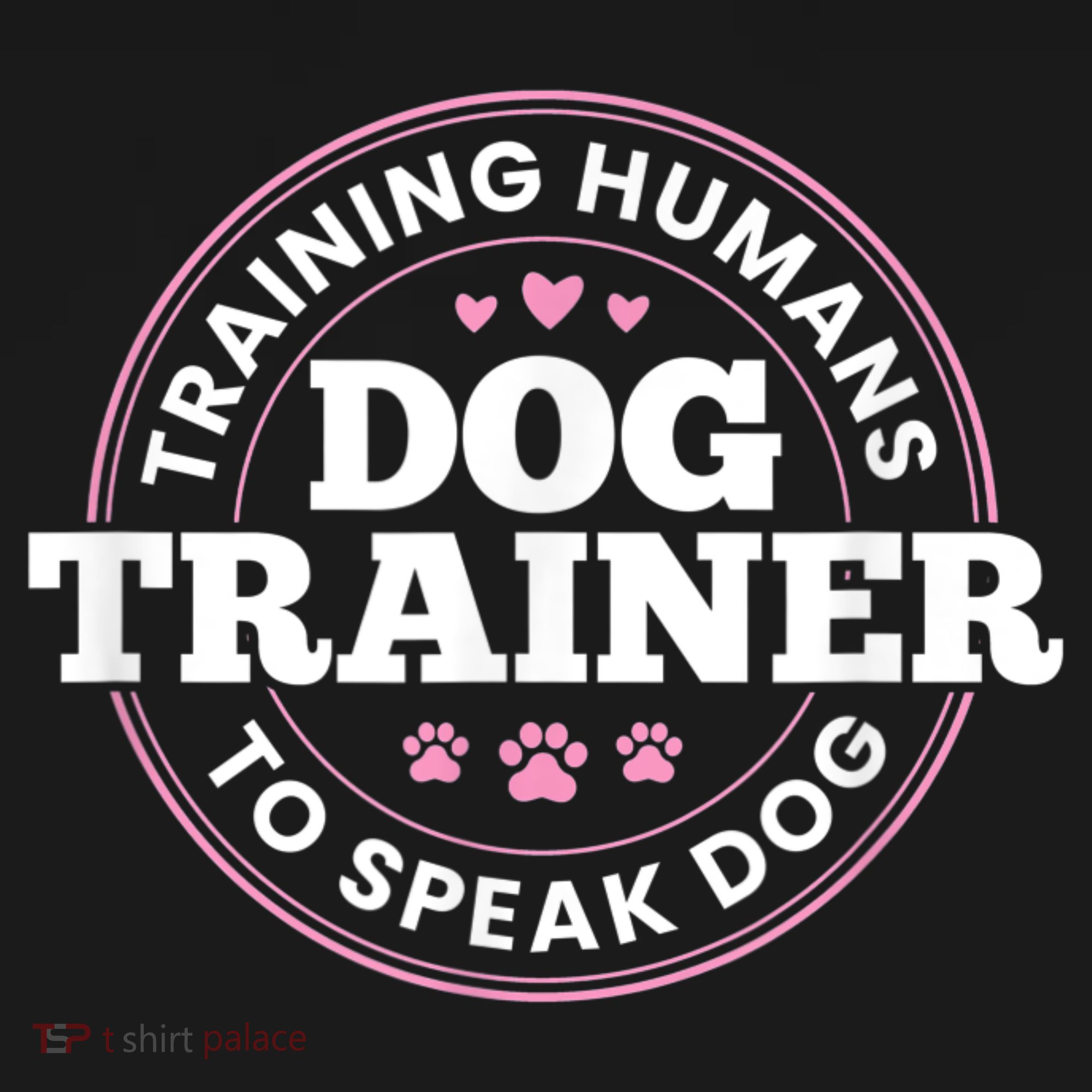 Dog Trainer Training Humans To Speak Dog Cute Funny Trainer Mousepad