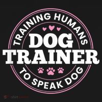 Dog Trainer Training Humans To Speak Dog Cute Funny Trainer Women's Tank Top thumb 5