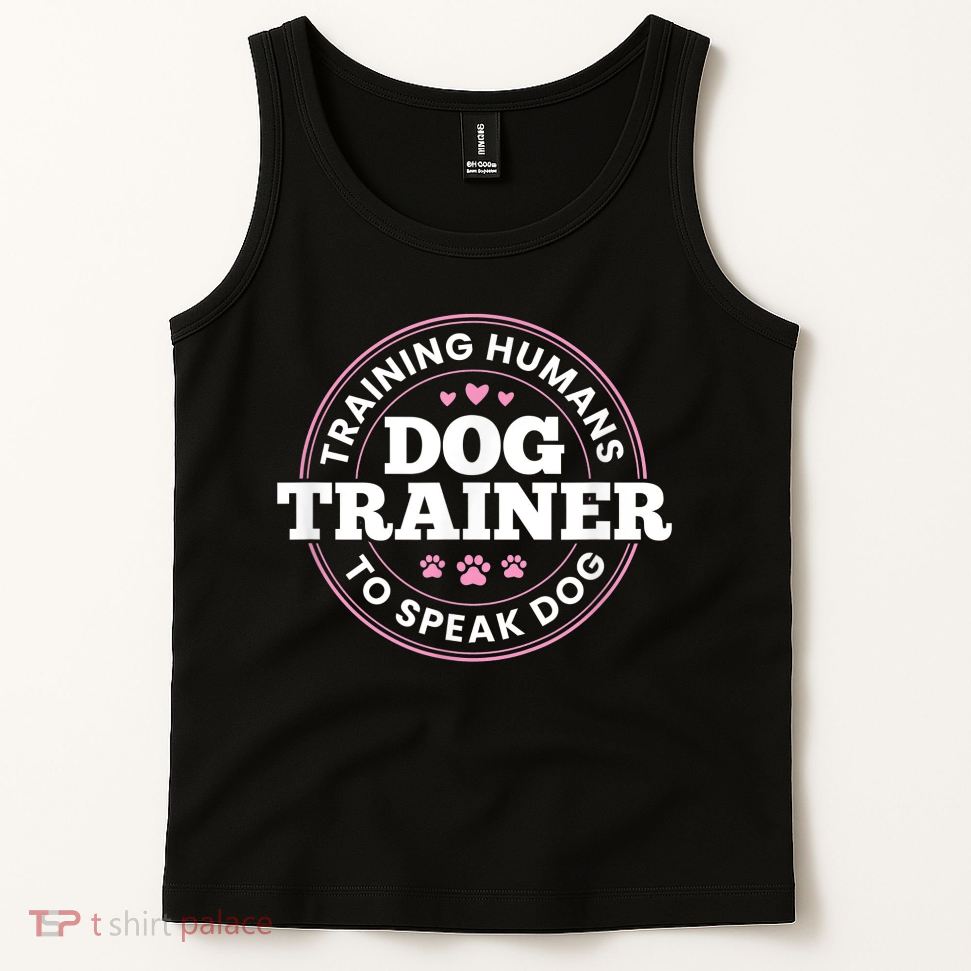 Dog Trainer Training Humans To Speak Dog Cute Funny Trainer Tank Top