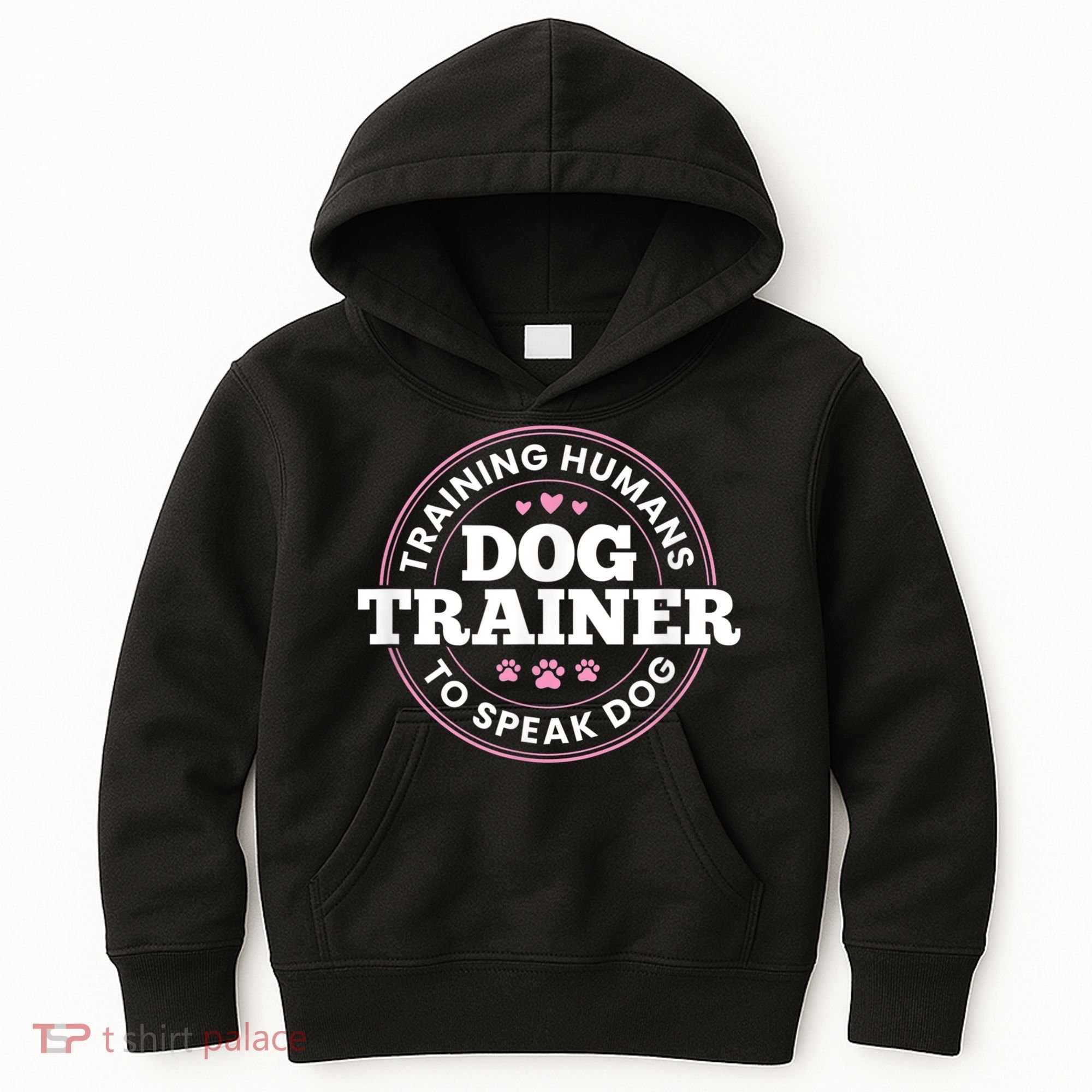 Dog Trainer Training Humans To Speak Dog Cute Funny Trainer Kids Hoodie