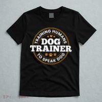Dog Trainer Training Humans To Speak Dog Funny Trainer T-Shirt thumb 5