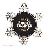 Dog Trainer Training Humans To Speak Dog Funny Trainer Ornament thumb 0
