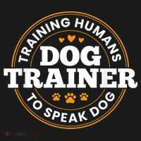 Dog Trainer Training Humans To Speak Dog Funny Trainer Women's Tank Top thumb 5