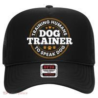 Dog Trainer Training Humans To Speak Dog Funny Trainer Hat thumb 0