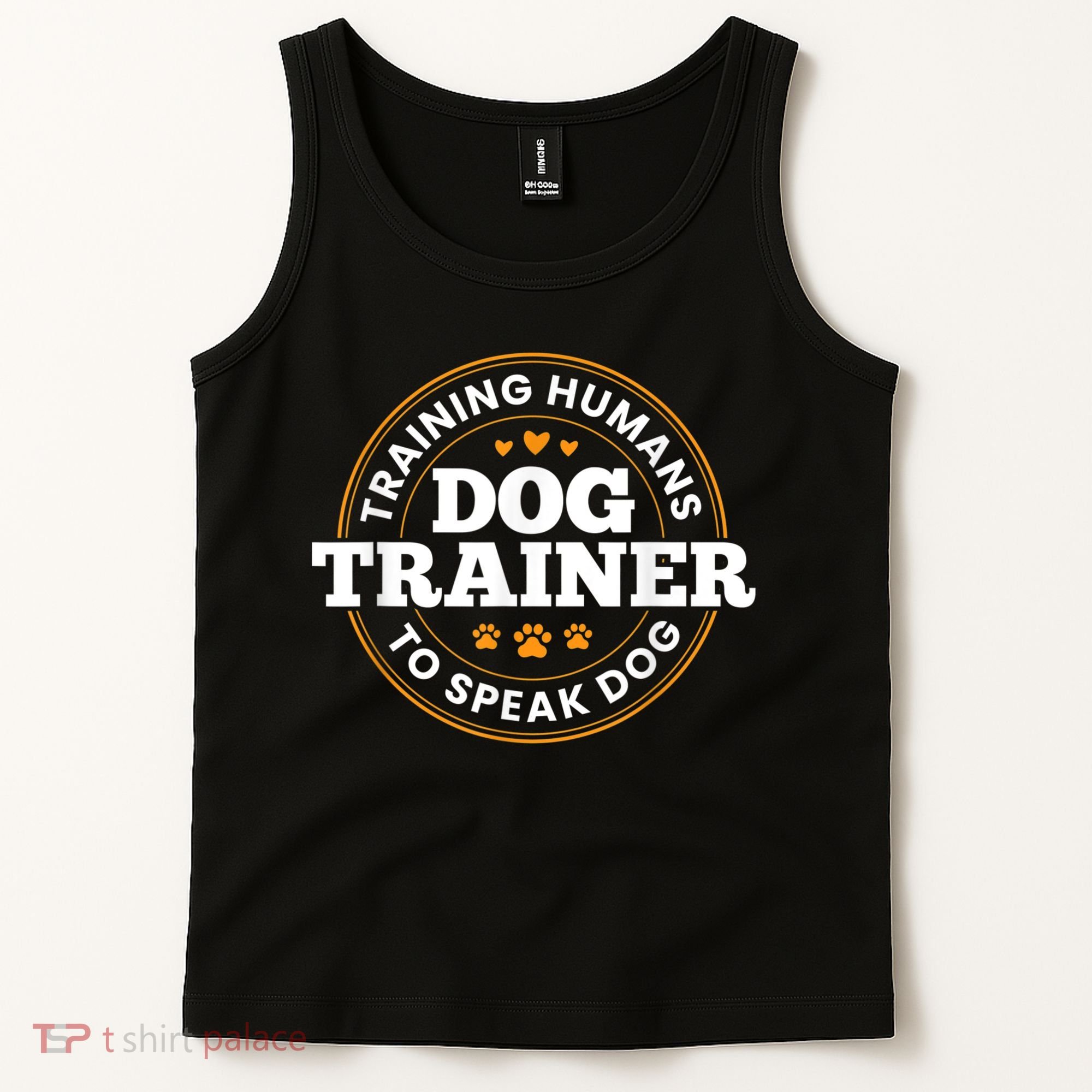Dog Trainer Training Humans To Speak Dog Funny Trainer Tank Top