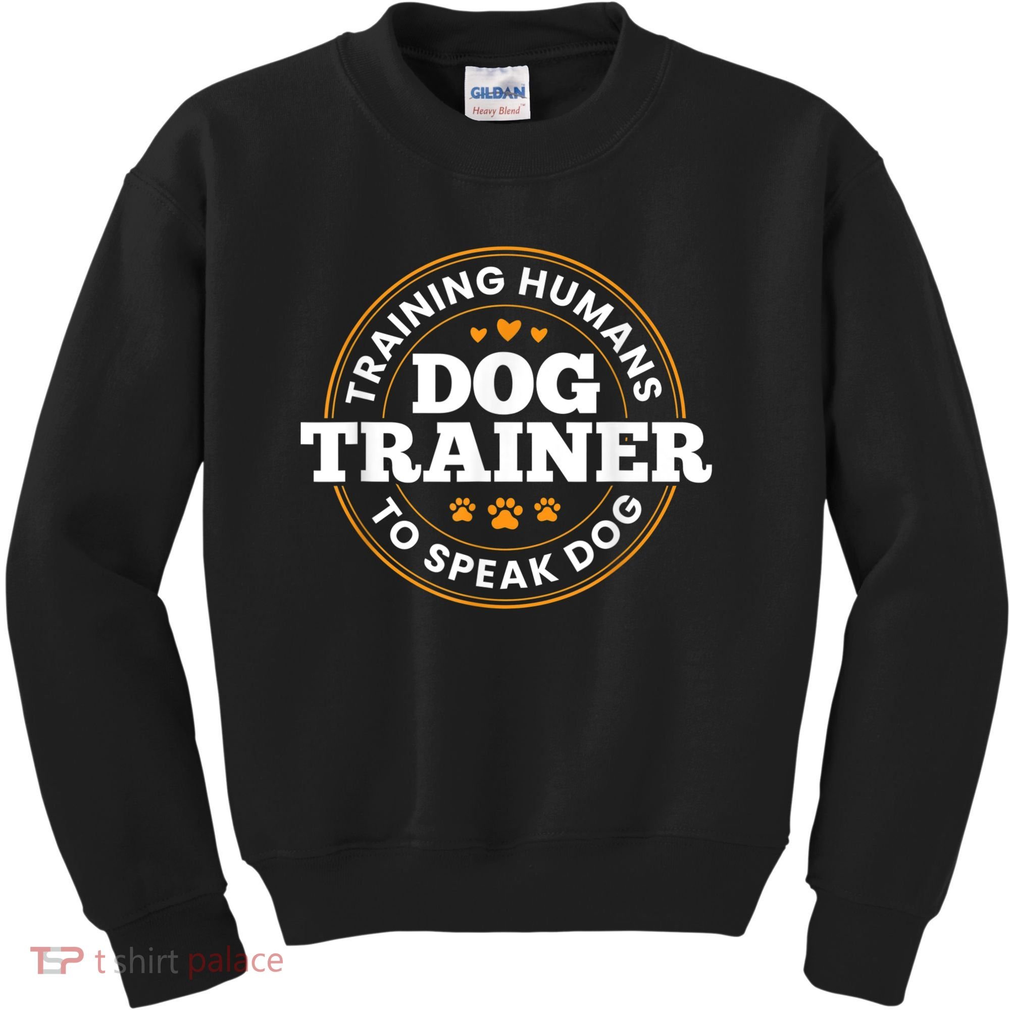 Dog Trainer Training Humans To Speak Dog Funny Trainer Kids Sweatshirt