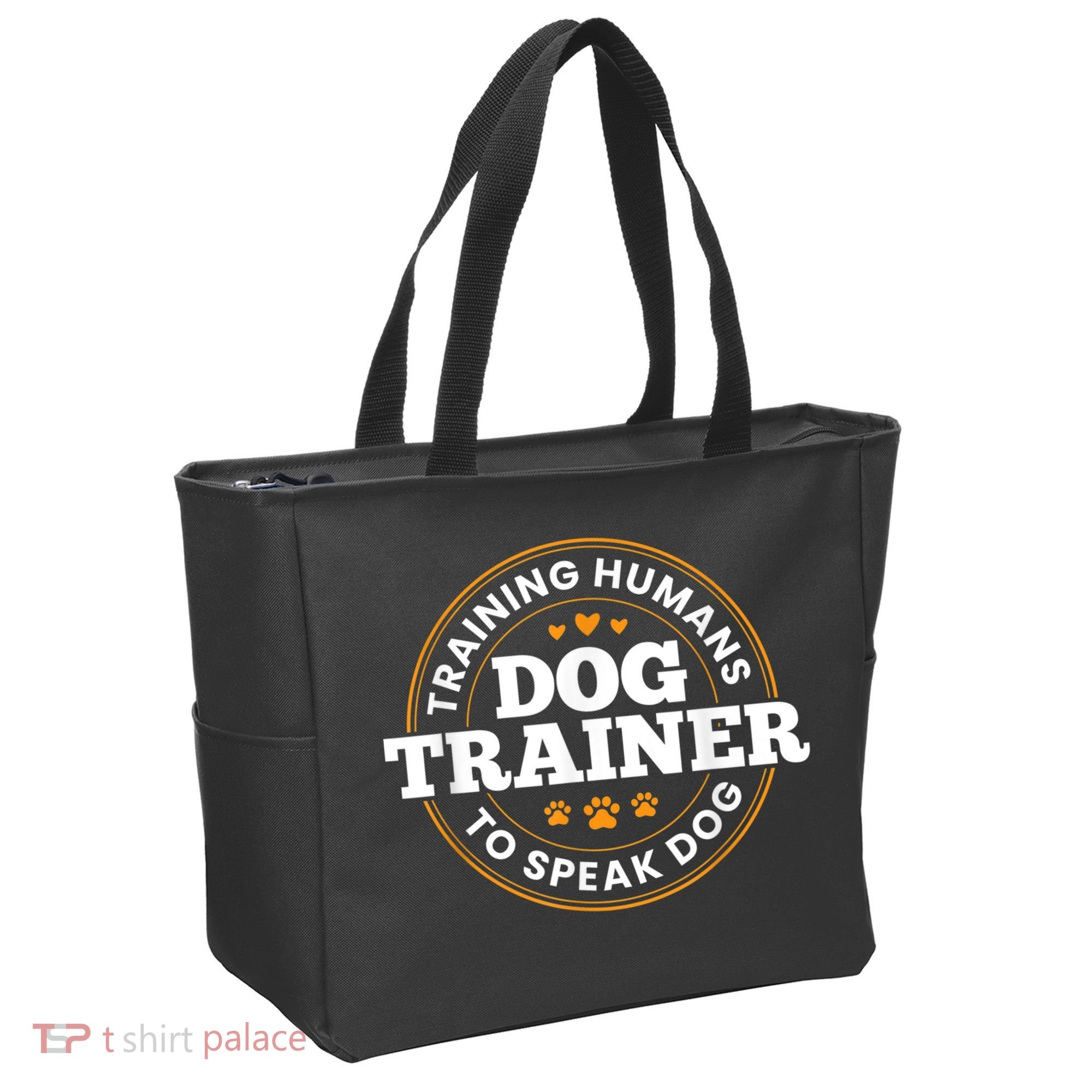 Dog Trainer Training Humans To Speak Dog Funny Trainer Tote Bag