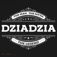 Dziadzia The The Myth The Legend Father Dad Uncle Gift Bucket Hat thumb 4