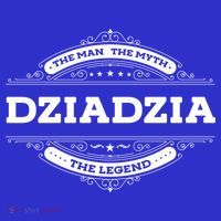 Dziadzia The The Myth The Legend Father Dad Uncle Gift Visor thumb 3