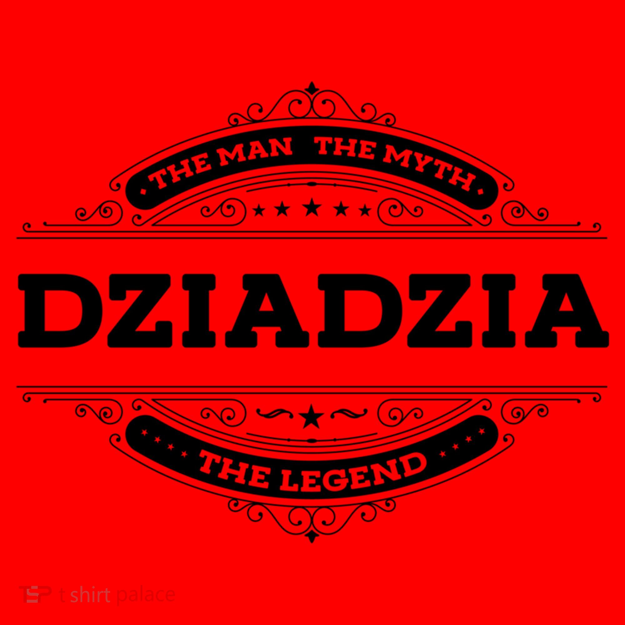 Dziadzia The The Myth The Legend Father Dad Uncle Gift Santa Hat